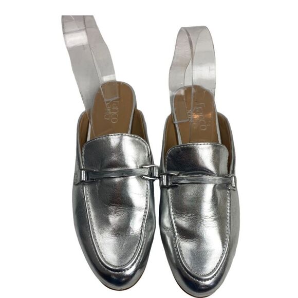 Franco Sarto Silver Pippa Mules/Slides - Picture 1 of 5